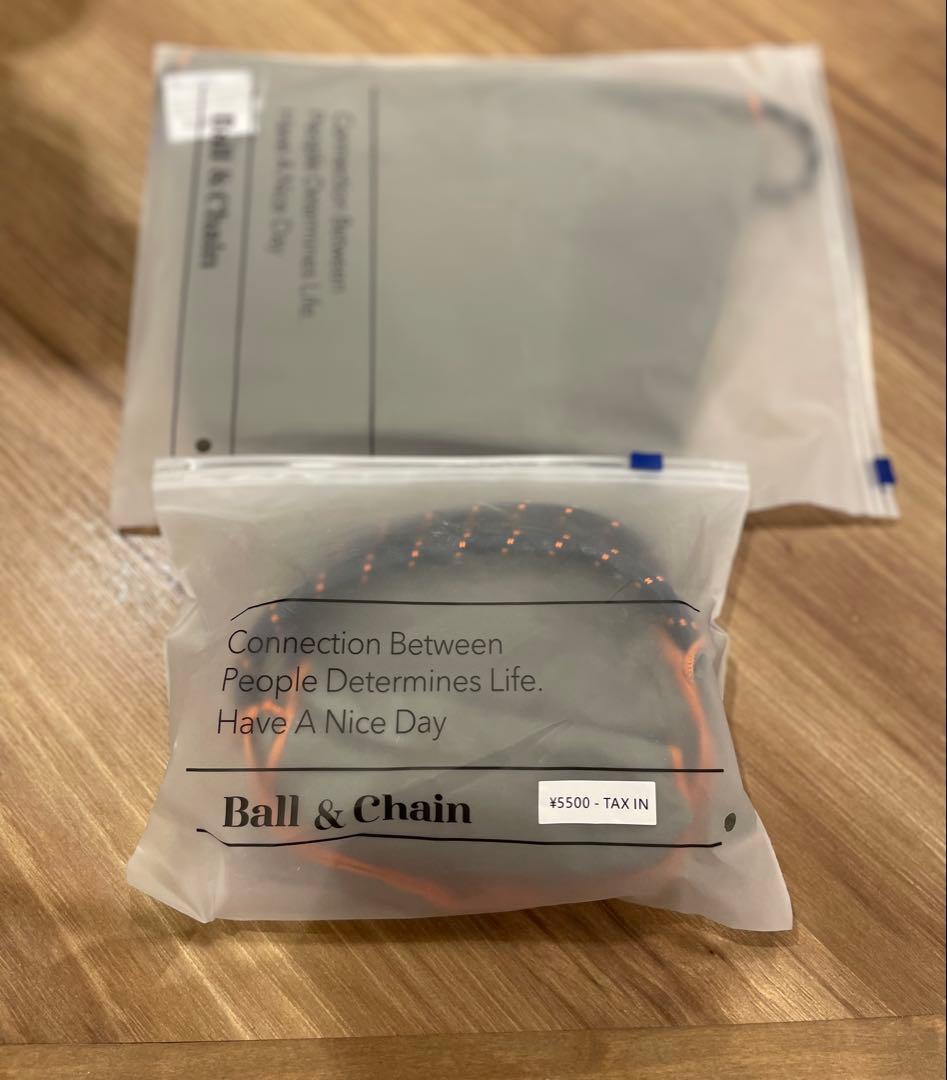 ボールアンドチェーン　チャコット　ニューヨーク　アッシュグレー　トートM＆ポーチ