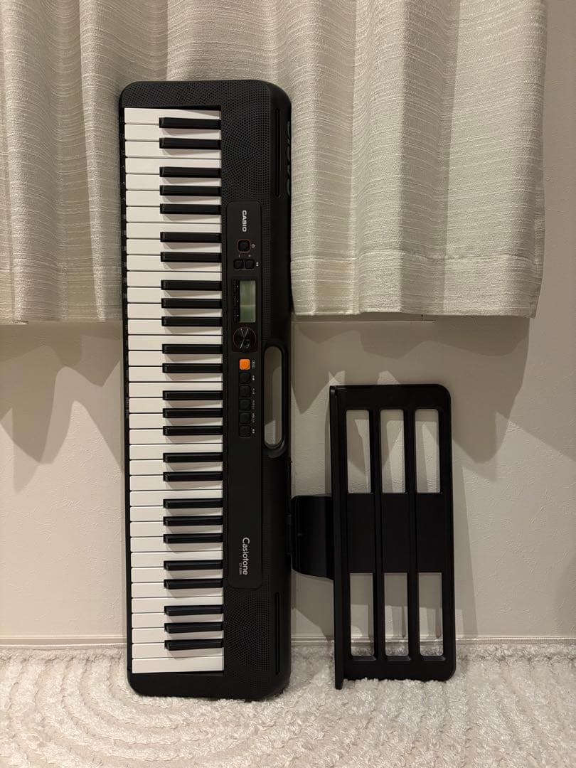 Casiotone 電子キーボード ブラック