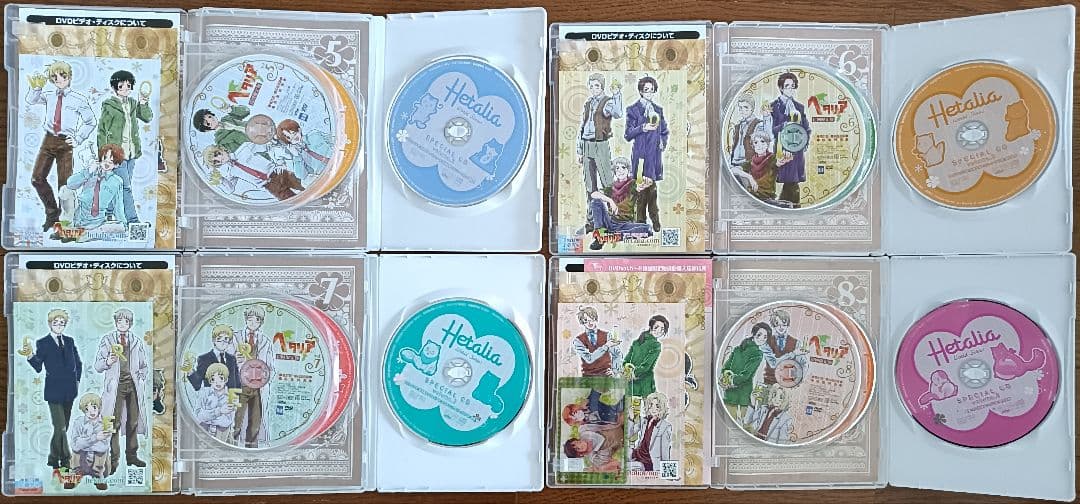 ヘタリア DVD 全巻セット アニメイト限定版 特典付き