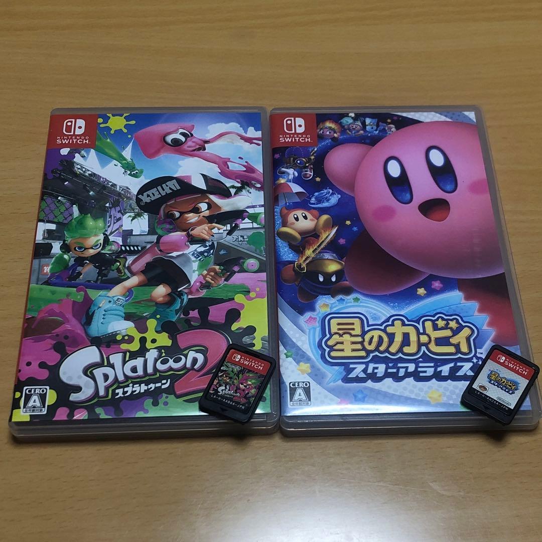 スプラトゥーン2 星のカービィ　ソフト2点