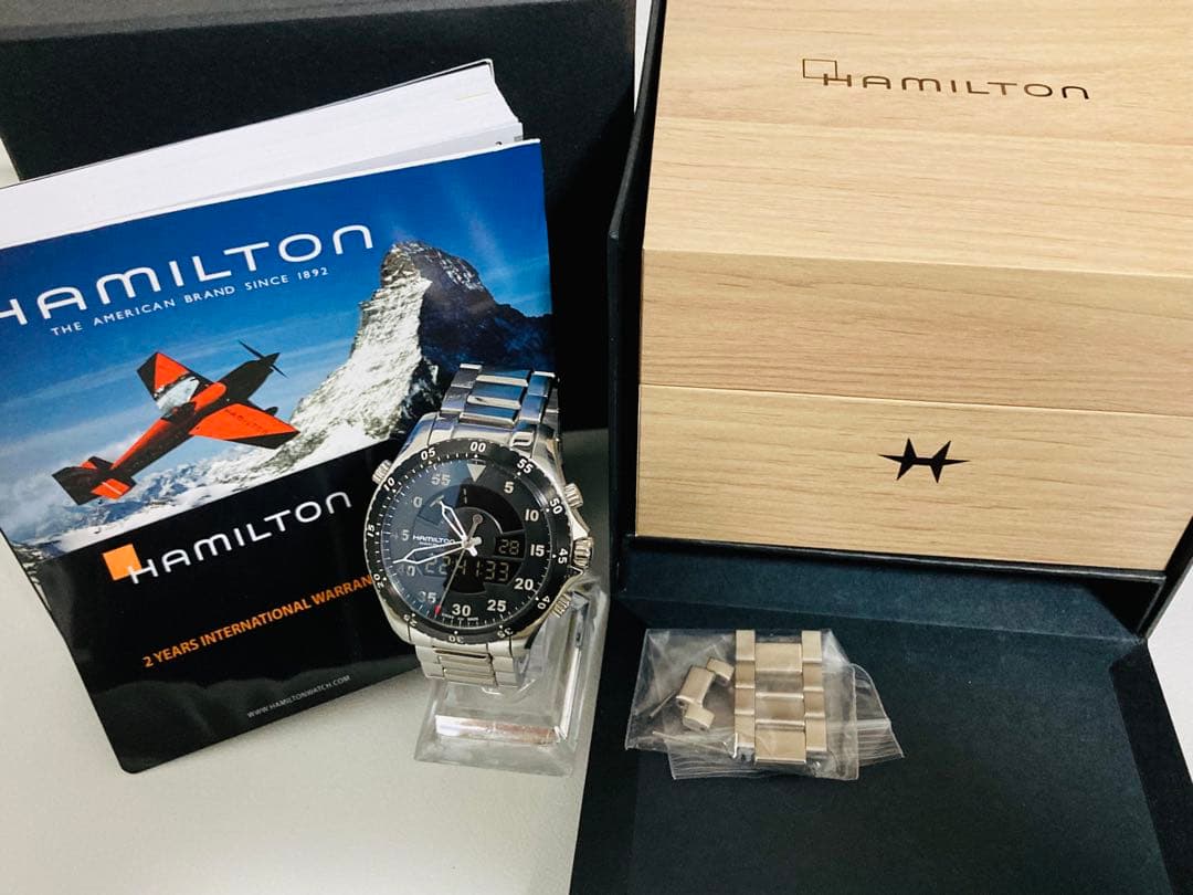 ✨レアモノ　ハミルトン　カーキフライトタイマー