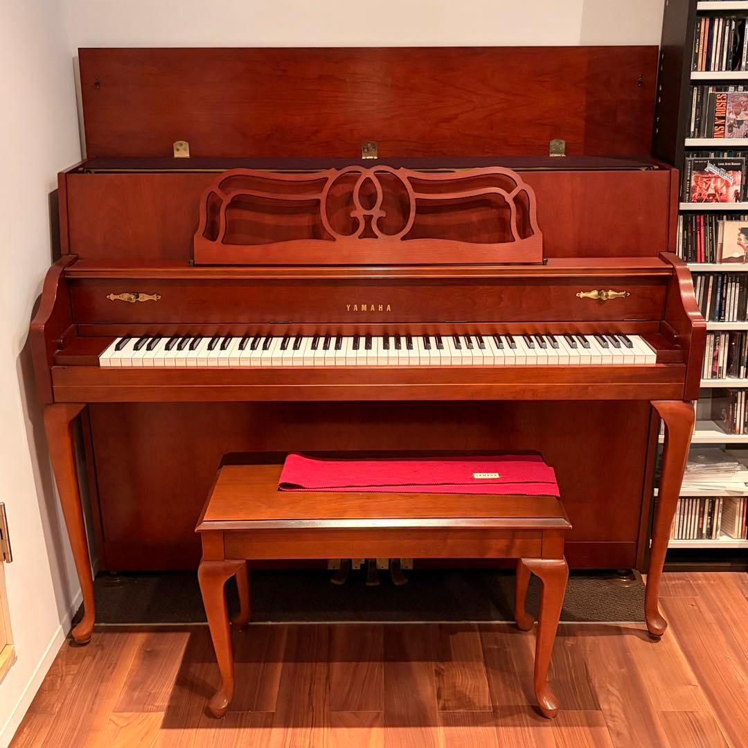 ★美品綺麗★USA YAMAHA ヤマハ アップライトピアノ 猫足★調律回数多数