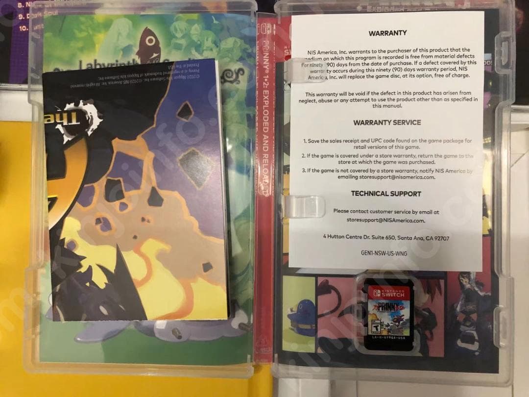 Prinny 1 & 2【中古・限定版・北米版】