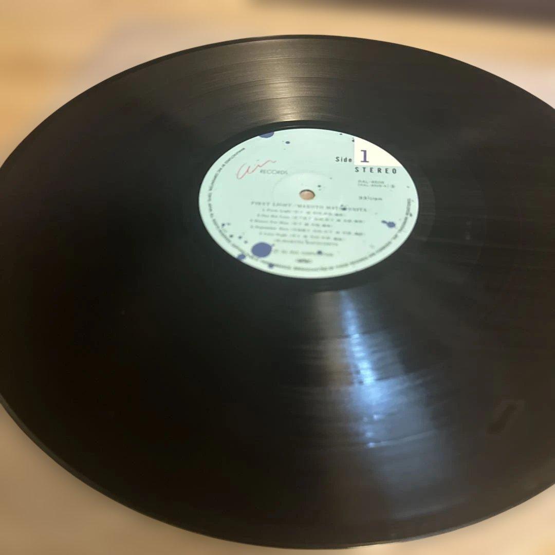 松下誠 FIRST LIGHT LP RAL-8506 歌詞付