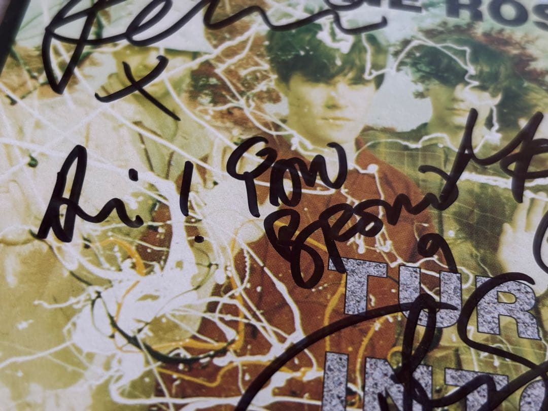 レアThe Stone Roses サインCD ストーンローゼズ イアンブラウン