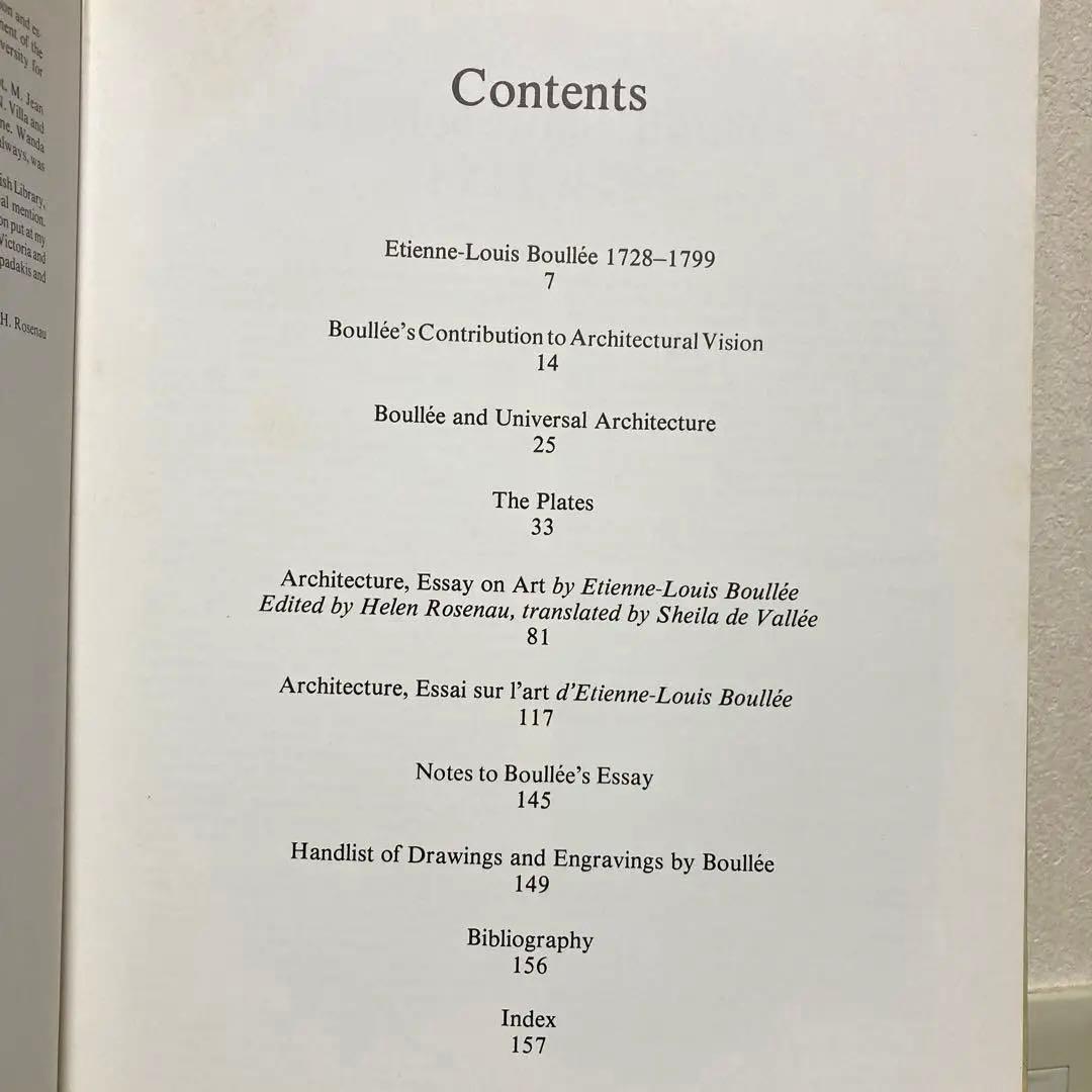 洋書 Boullee&Visionary Architecture