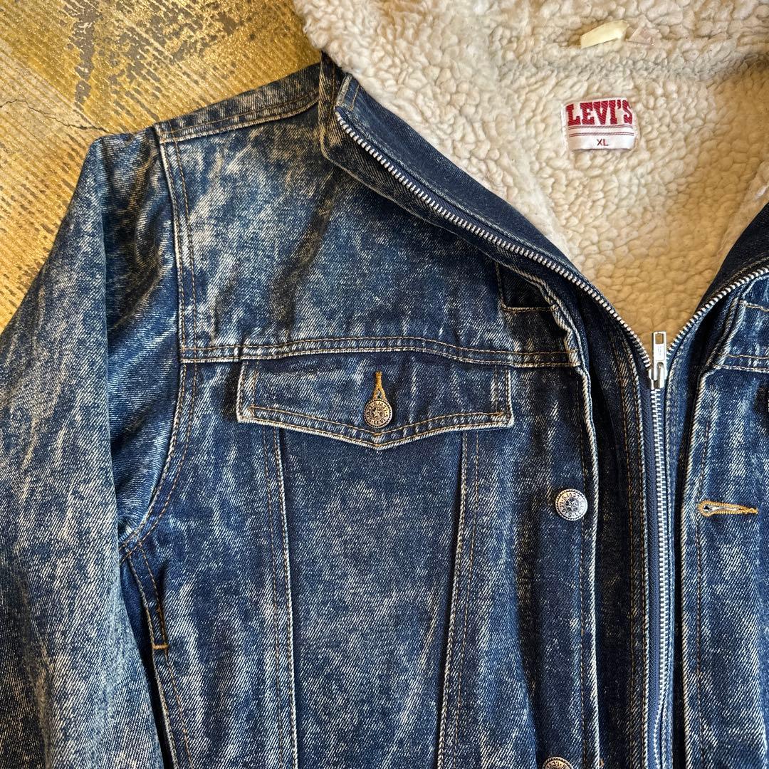 超希少 リーバイス levi's シルバーメダル 80s ボアデニムジャケット