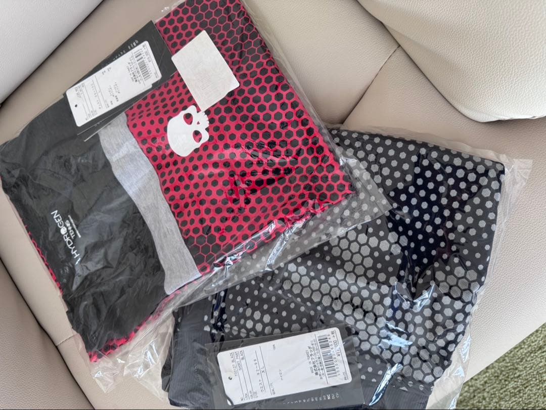 HYDROGEN スカルプリント ウェア上下セット