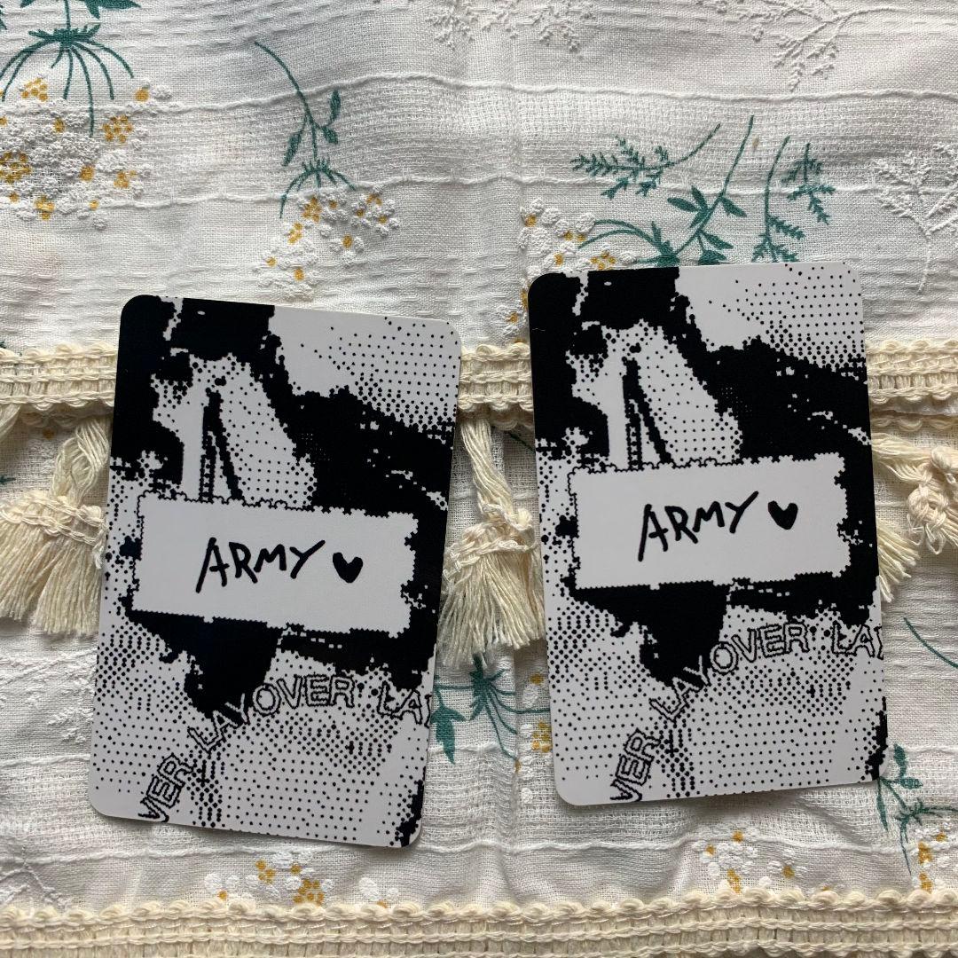 BTS サノク Layover 特典 テヒョン トレカ 2枚