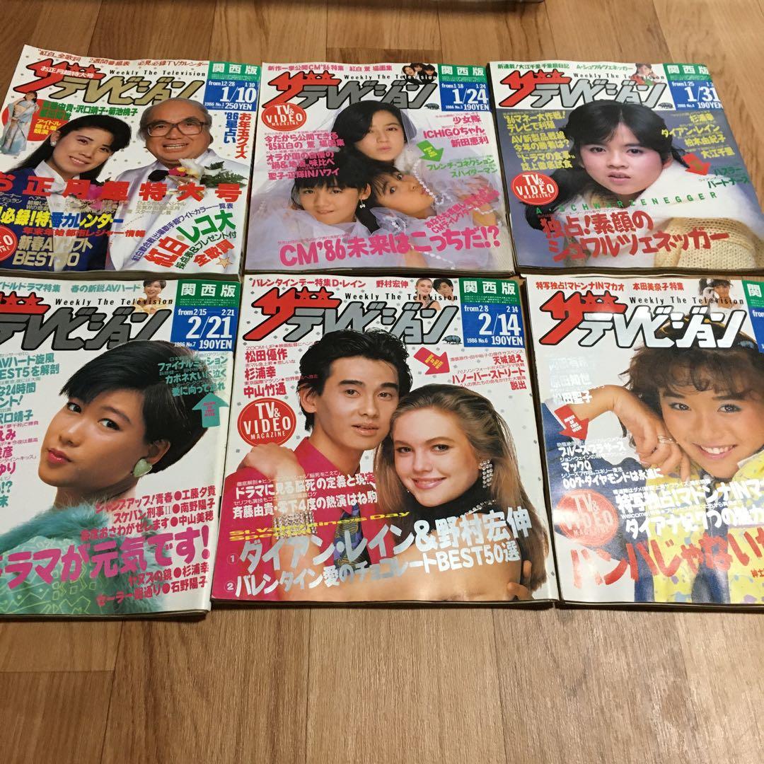 ザテレビジョン 43冊 セット　1985年　1986年