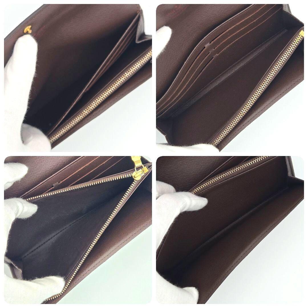 ルイヴィトン ポルトフォイユ サラ 長財布 二つ折り N61734 ダミエ 財布