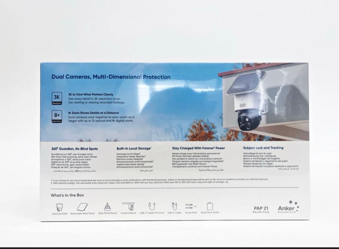 新品　Anker eufty security solocam s340