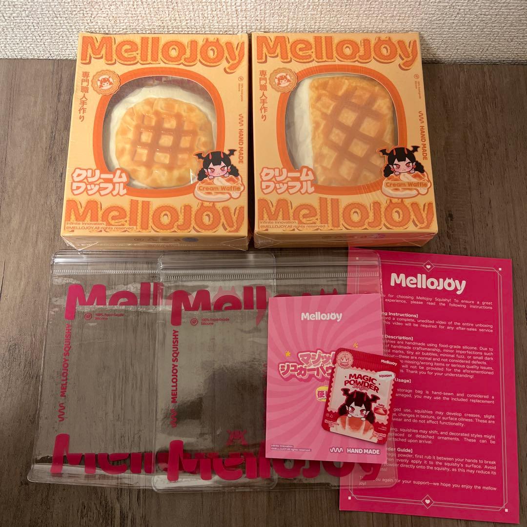 【新品未開封】Mellojoy クリームワッフル しかくまる シュリンク付き
