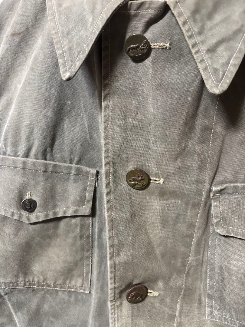 40s アニマルボタン ハンティングジャケット