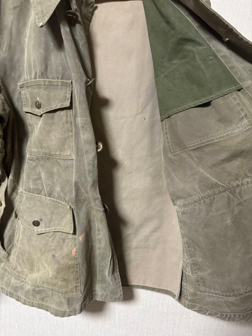 40s アニマルボタン ハンティングジャケット