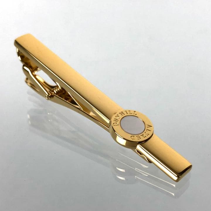 パ*ン様 dunhill ダンヒル ネクタイピン タイバー シェル