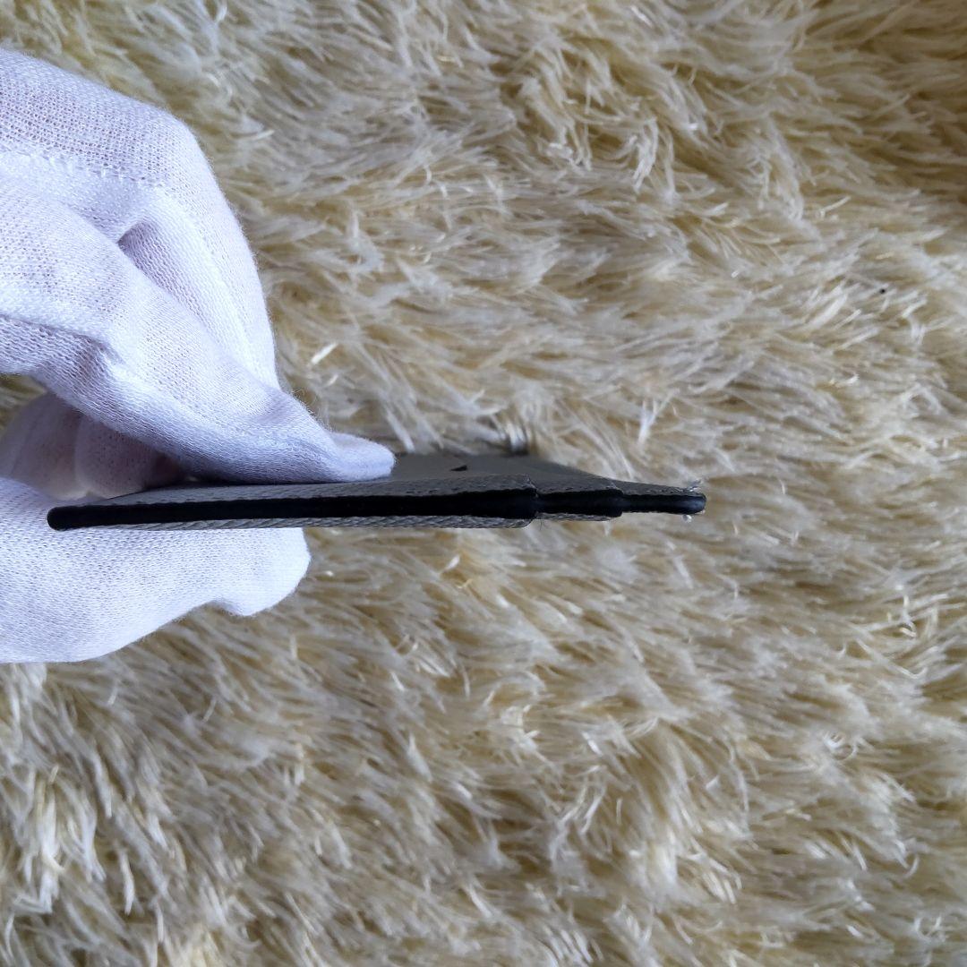 極美品✨ボナベンチュラ　カードケース　名刺入れ　スリム　ブルー　レザー