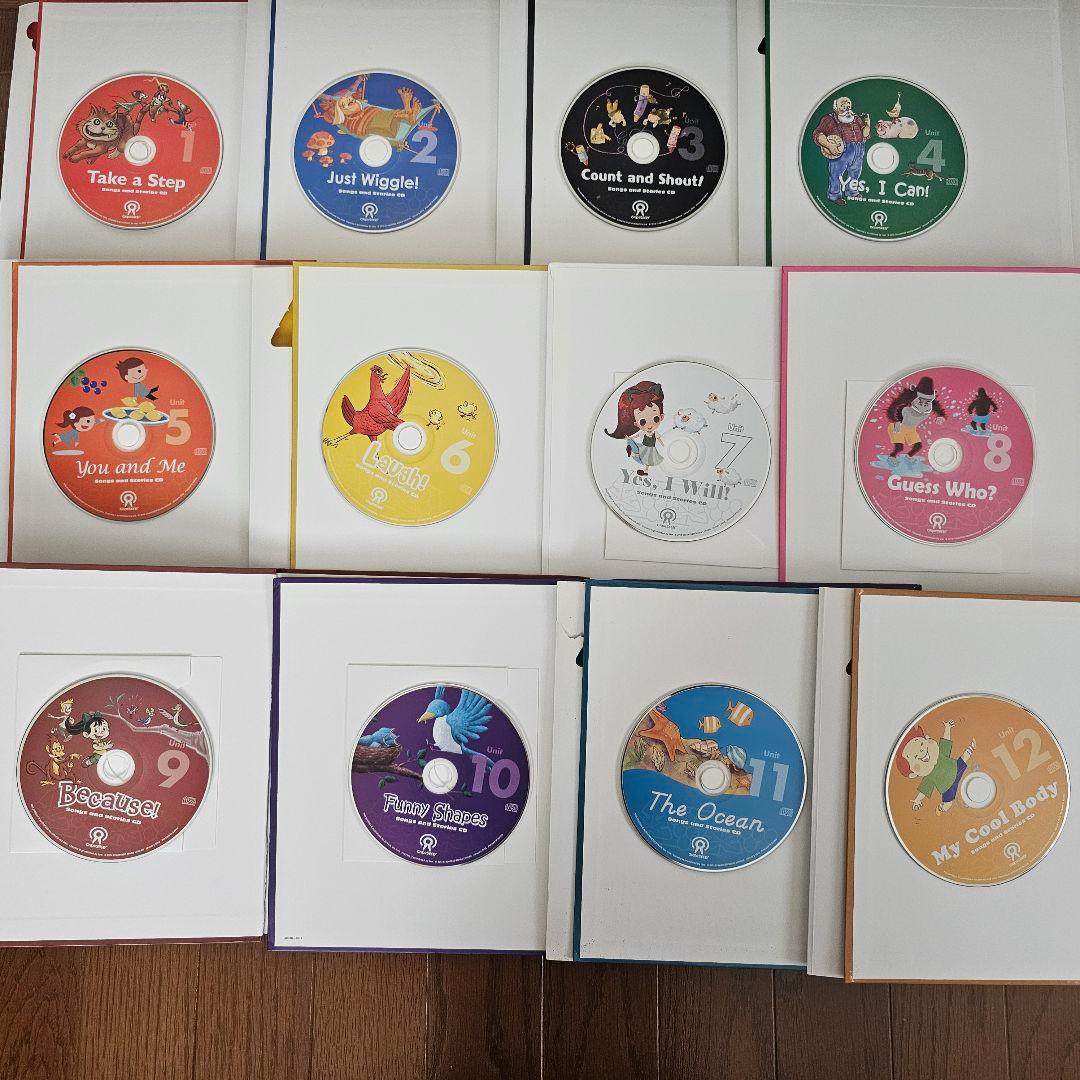 グレープシード ユニット 1～12 CD DVD 付き REP 子ども 英語