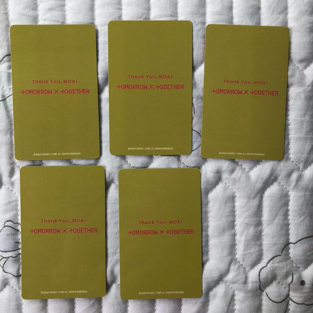 TXT 2025 会報誌 アンケート 当選 FC特典 トレカ 5枚