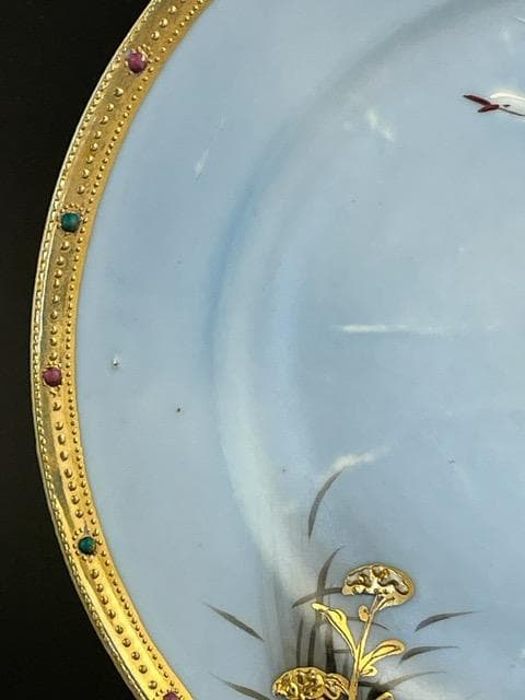 【専用】オールドニッポン 志水禄之助商店 21.9㎝ 白鳥 ガチョウ プレート