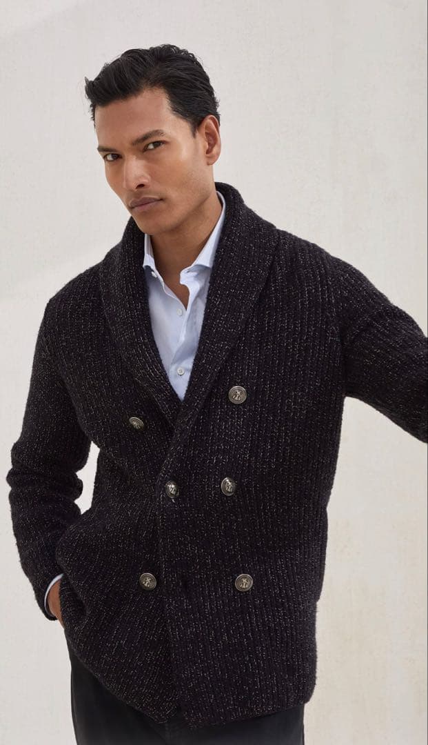 ドンルク　BRUNELLO CUCINELLI ワンアンドハーフブレスト