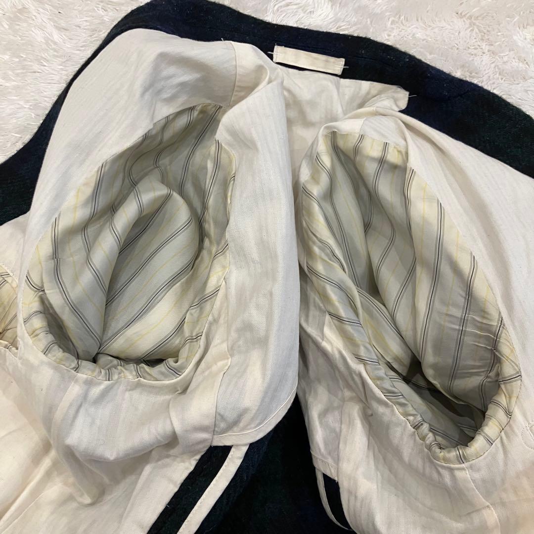 お*す様 BEAMS + ハリスツイード テーラードジャケット ブラックウォッチ