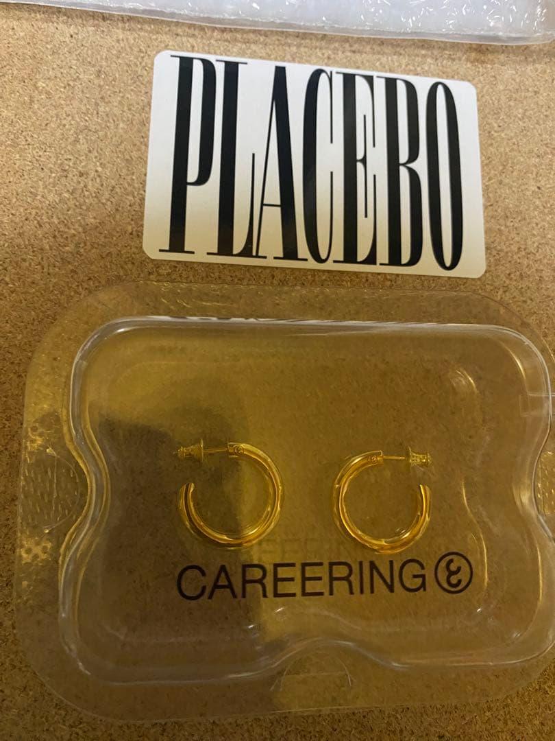 【両耳用】プラシーボピアス 701(YW) シルバー925 / 18Kポスト