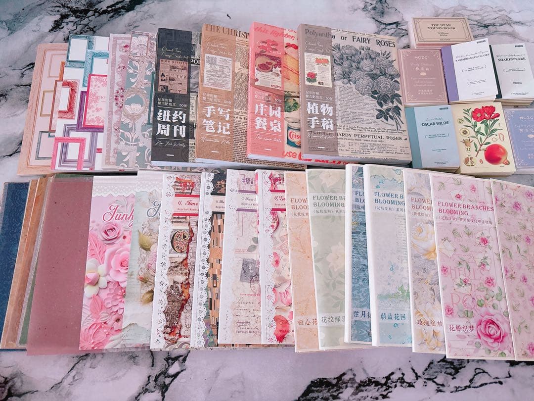 【80サイズ】コラージュ素材　紙モノ　デザインペーパー　まとめ売り♡①