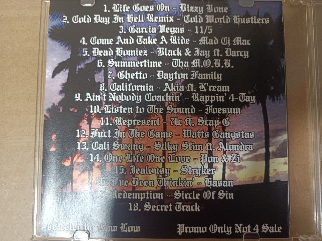 CHICANO RAP lowlowセレクトアルバム　非売品　CD-R 6枚