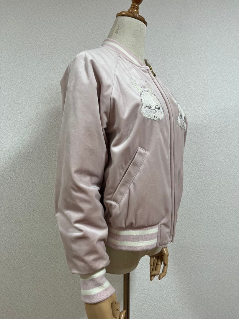 franche lippee あっぷっぷうさぎ スカジャン 個性派ガーリー