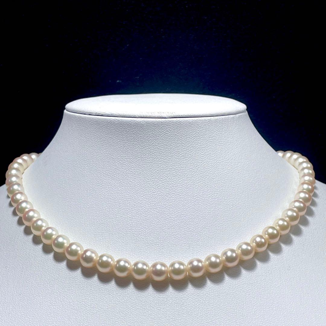 照り最強✨️ TASAKI あこや真珠 パール ネックレス 約7.0~7.5mm