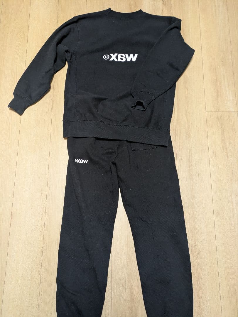 wax　thm ブラック スウェットセットアップ
