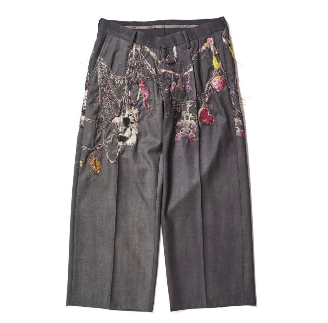 【doublet】25aw 刺繍スラックス 最安値