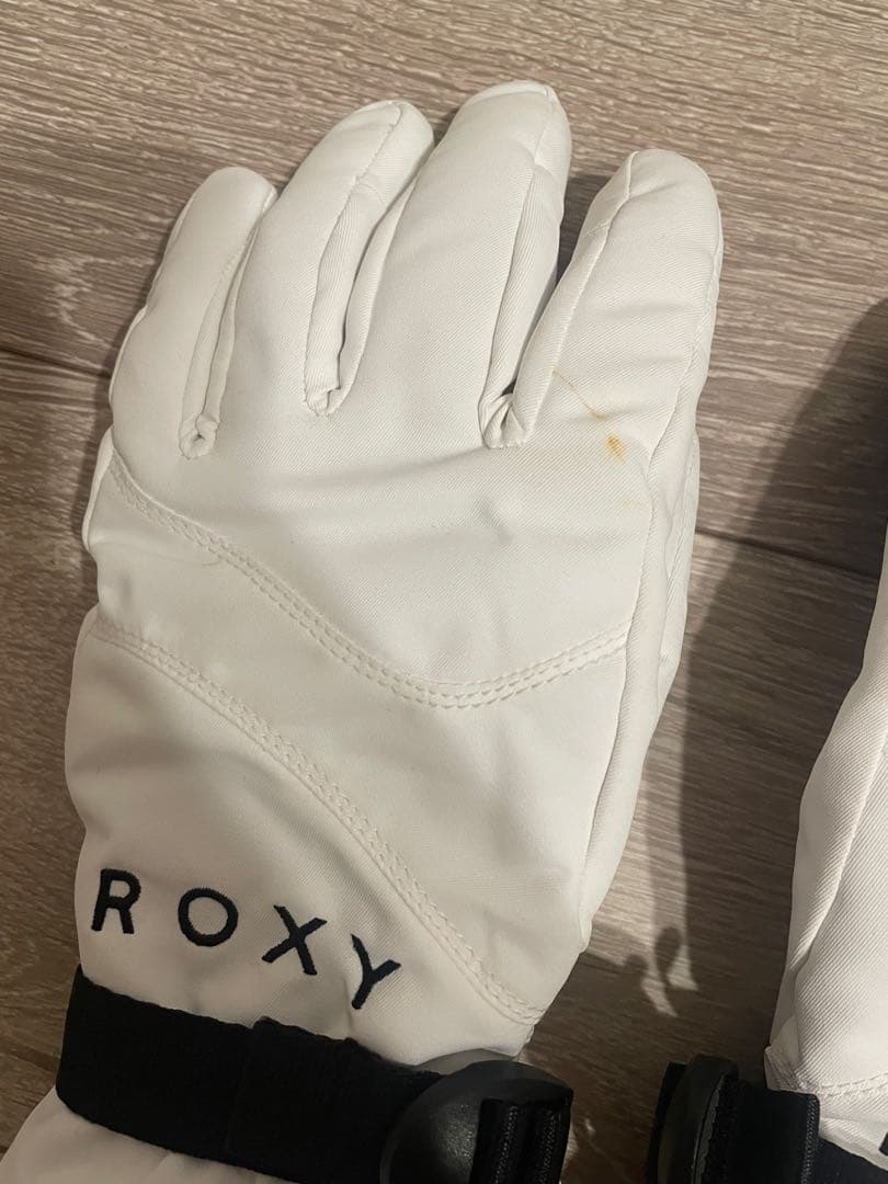 【妃菜】ROXY スノボウェア（白✖︎ピンクベージュ）セット_2025購入