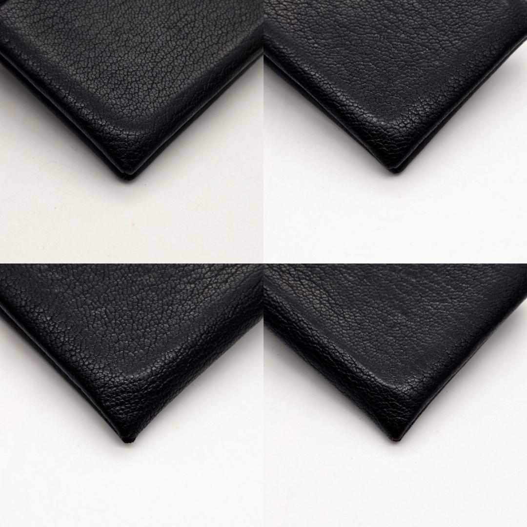 エルメス カードケース カルヴィ ヴェルソ ヴォーエプソン ブラック 名刺入れ