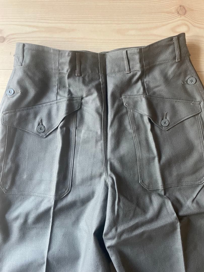 Deadstock スウェーデン軍　ランチ　ワークパンツ　42 ユーロミリタリー