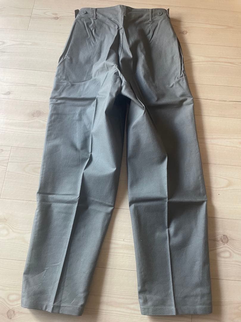 Deadstock スウェーデン軍　ランチ　ワークパンツ　42 ユーロミリタリー