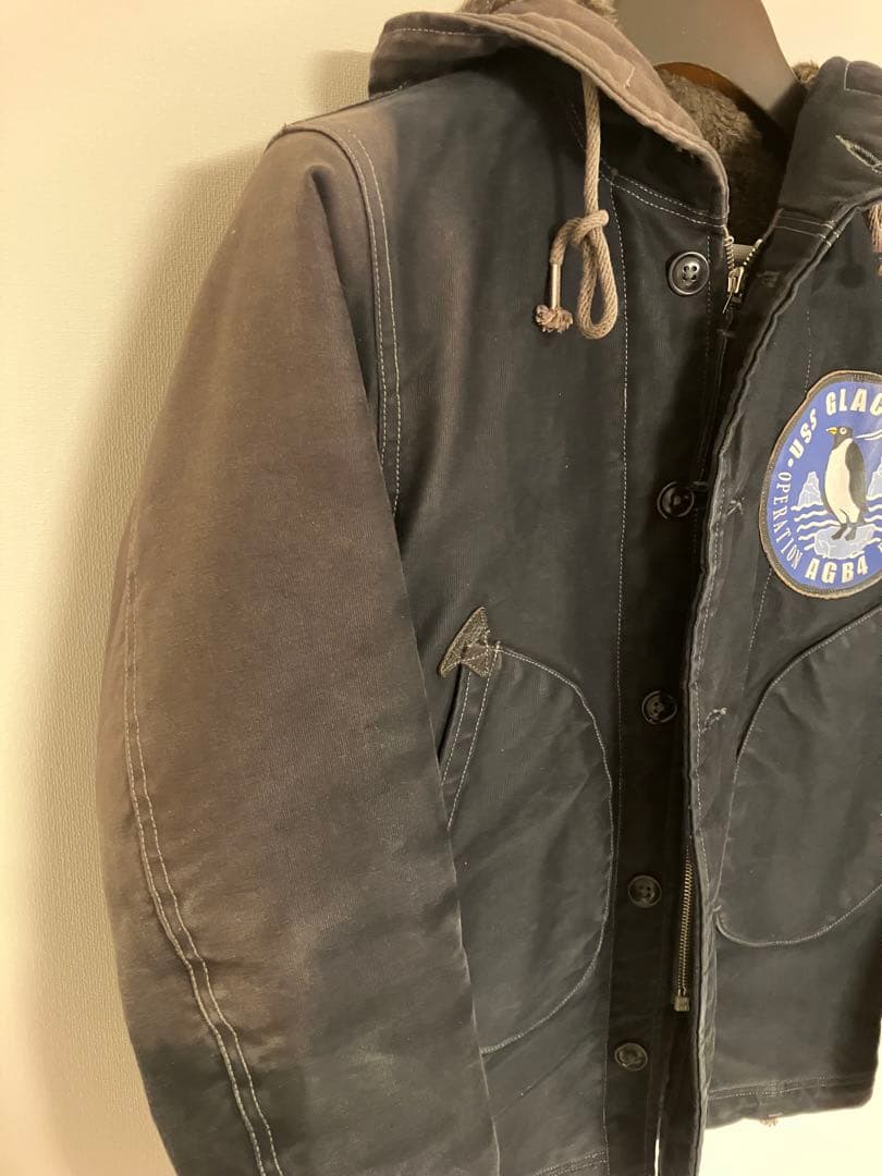 コリンボ オブザーバーパーカー　カスタム　ネイビー　38