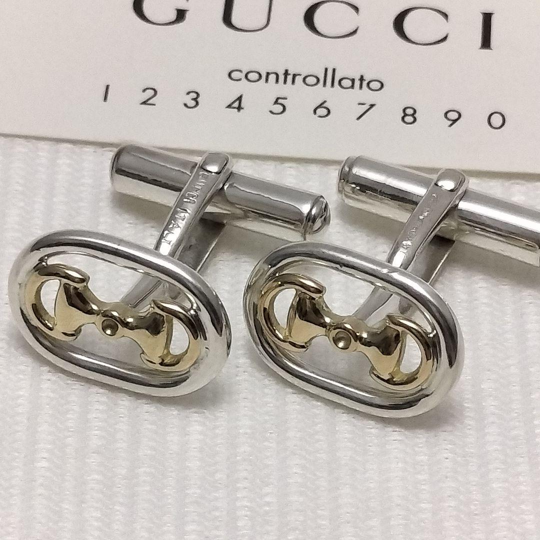 GUCCI カフス ホースビット K18 925 オールドグッチ ヴィンテージ