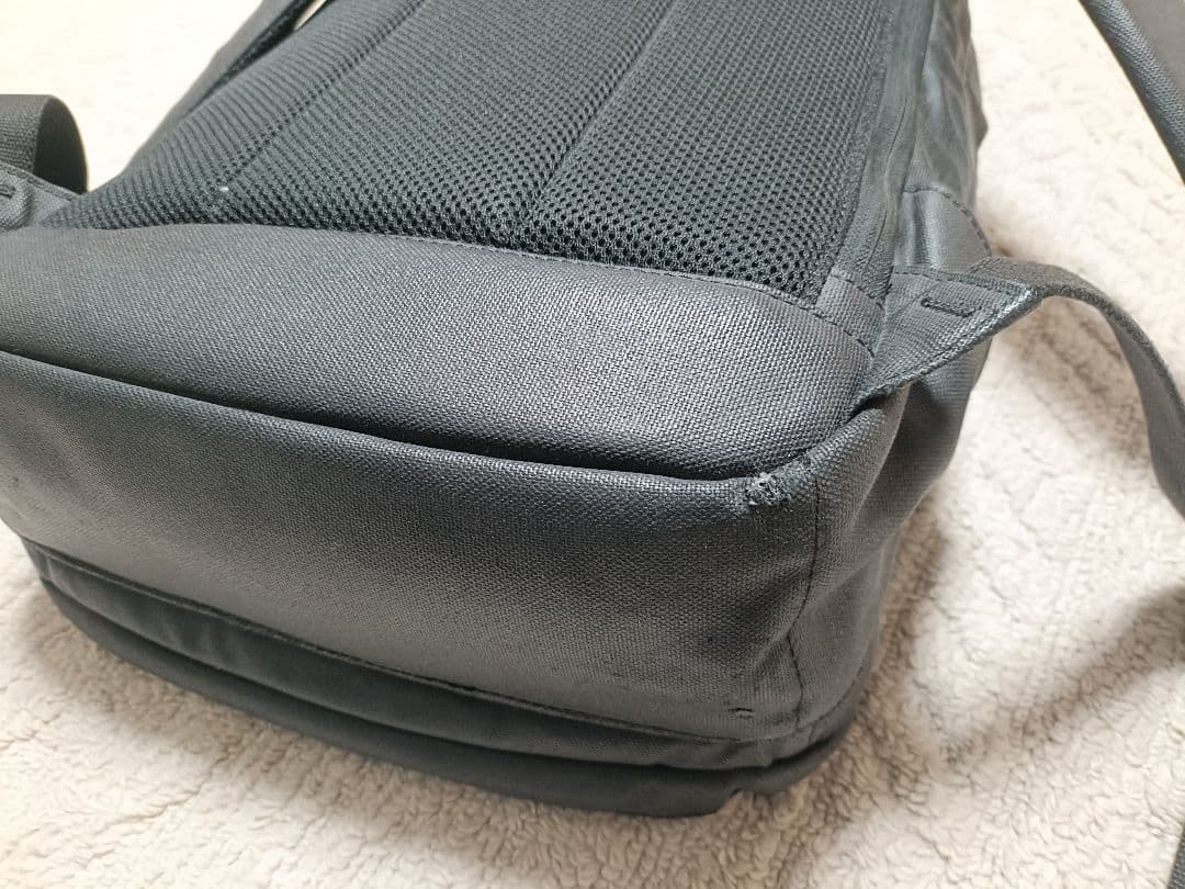 香久山鞄 センニチ帆布のバックパック チャコールブラック