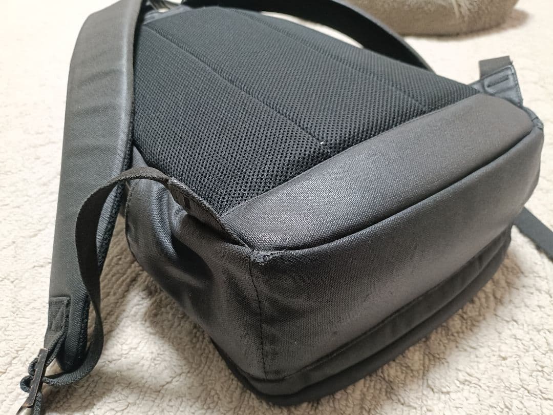 香久山鞄 センニチ帆布のバックパック チャコールブラック