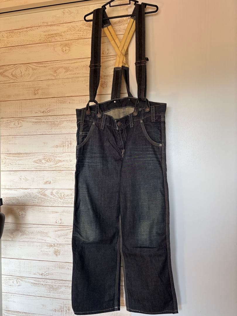 レア LEVI'S 703 サスペンダー付 デニム W36 リーバイス