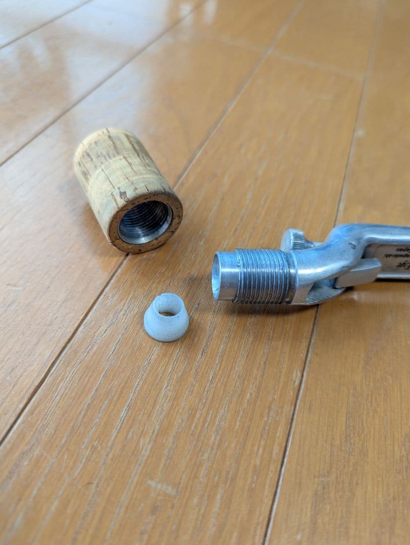 グラスアイ　ビンテージ　チャンピオングリップ ダブルハンドル　コルク/アルミ