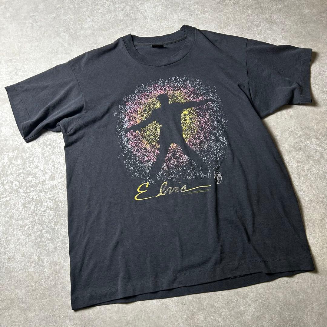 90s USA製 vintageTシャツ シングルステッチ エルヴィスプレスリー