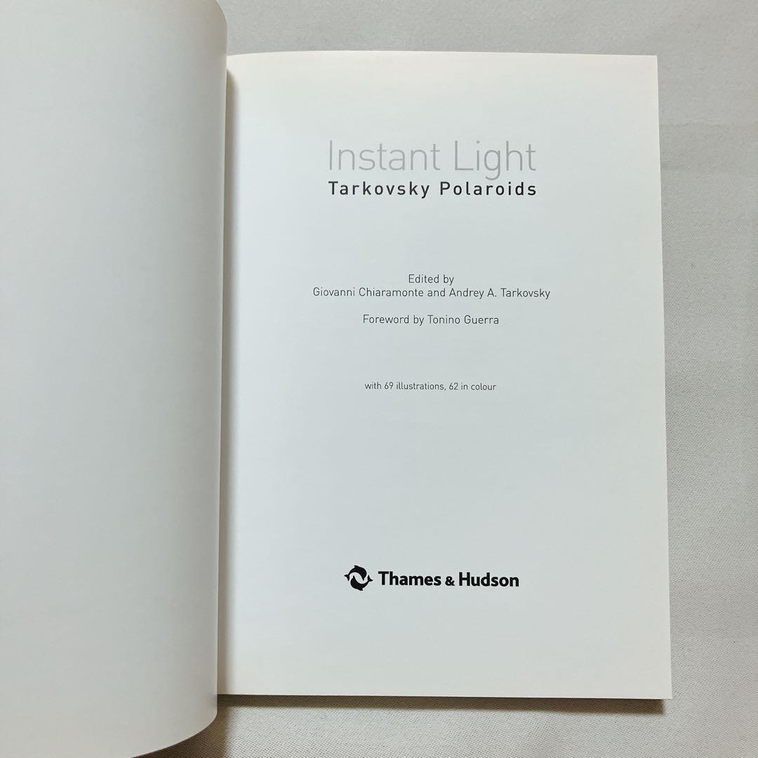 タルコフスキー ポラロイド Tarkovskyインスタントライト写真集