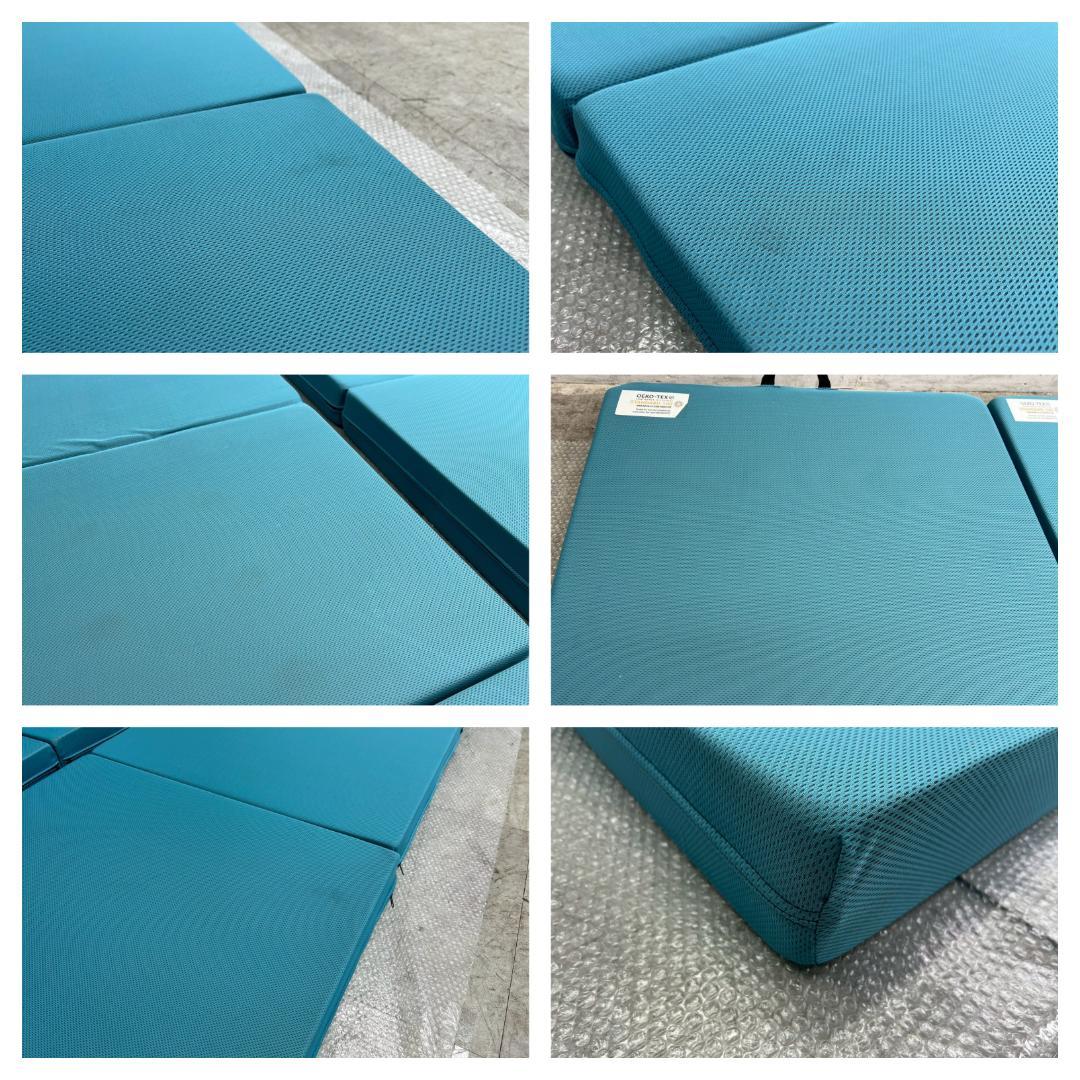 T7482☆展示品☆マニフレックス☆メッシュ・ウィング☆折り畳みマットレス☆2点