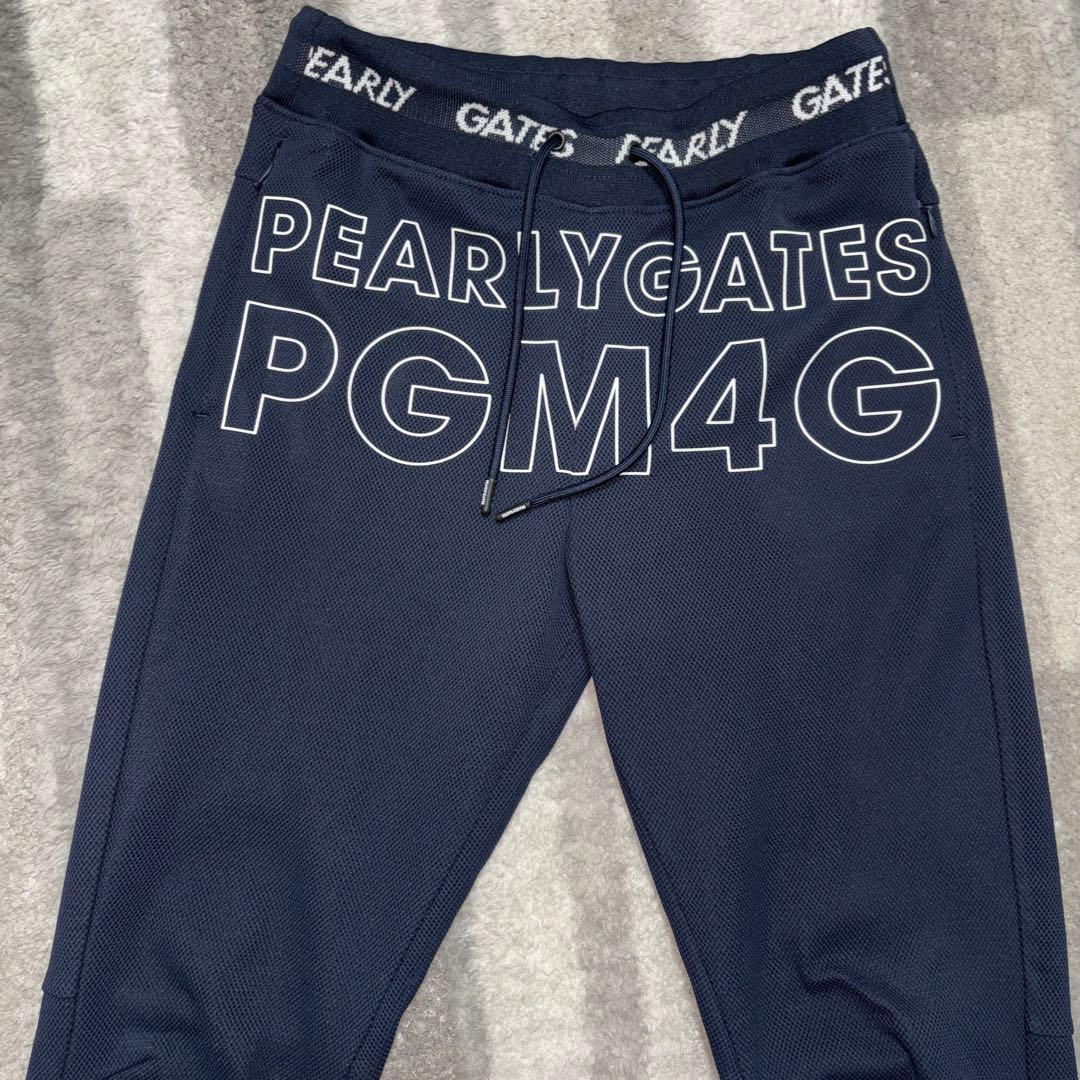 パーリーゲイツ ジョガーパンツ　ゴルフパンツ1(M) レディース　ネイビー系