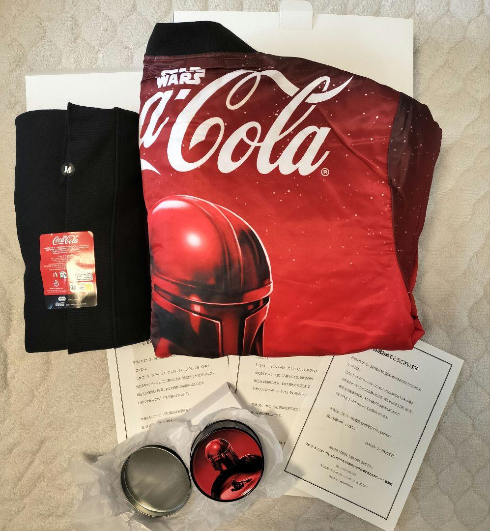 コカコーラ×スターウォーズ ボンバージャケット スウェット コースター★3点