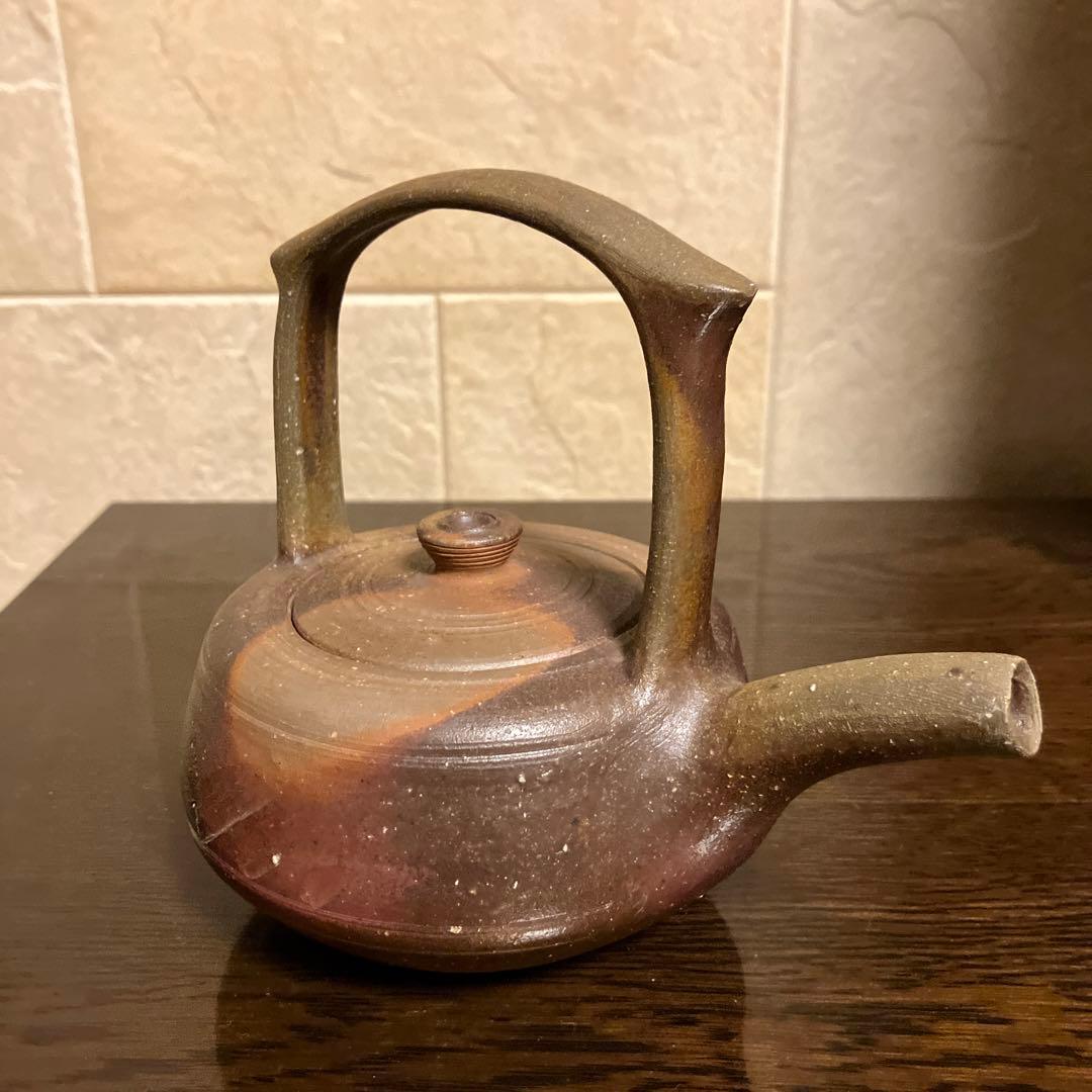 お値下げ 備前焼き 銚子 小日置武百作