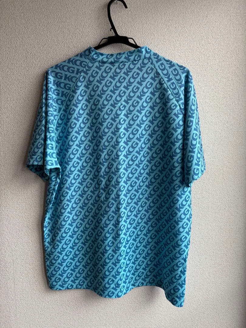 木梨サイクル　ゴルフ　モックネック（KCG)ブルー　サイズL